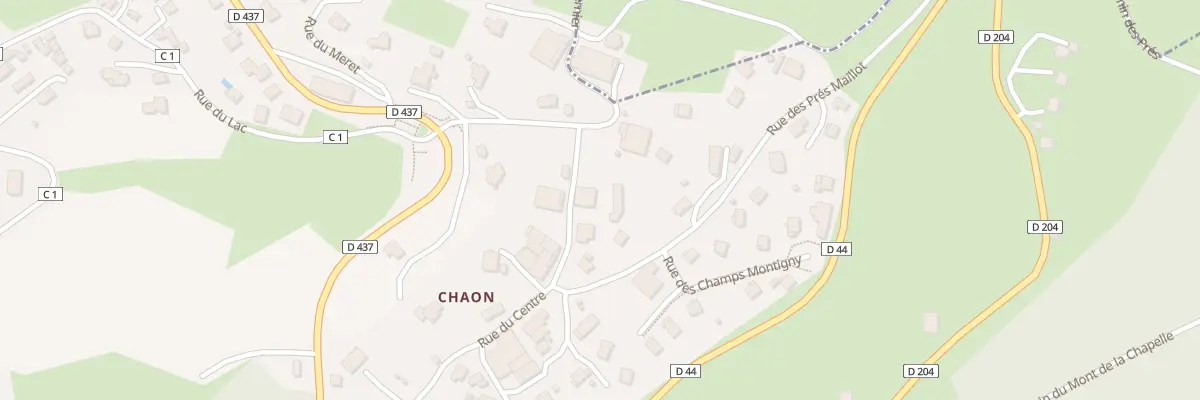 Plan du 3 Rue du Centre à Montperreux