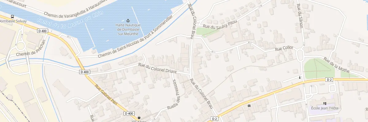 Plan du 10 Rue Colonel Brau à Dombasle-sur-Meurthe