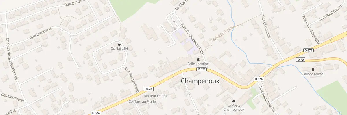 Plan du 41B Rue Saint-Barthélémy à Champenoux