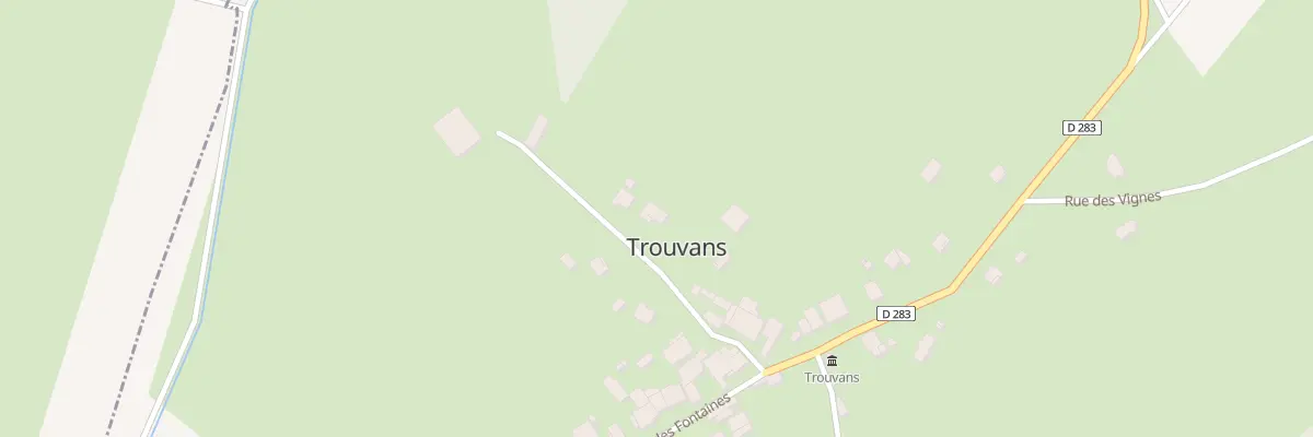 Plan du 10 Rue de la Prairie à Trouvans