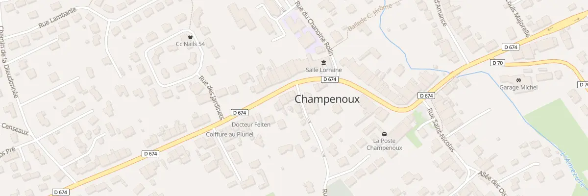 Plan du 40 Rue Saint-Barthélémy à Champenoux