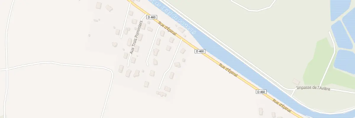 Plan du 1044 Rue d’Épinal à Chaumousey