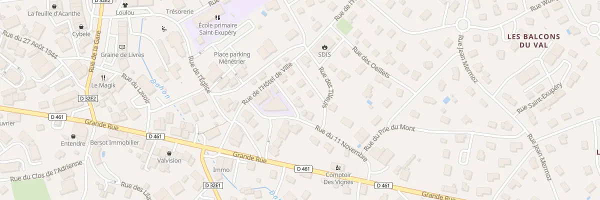 Plan du 3 Rue des Géraniums à Valdahon