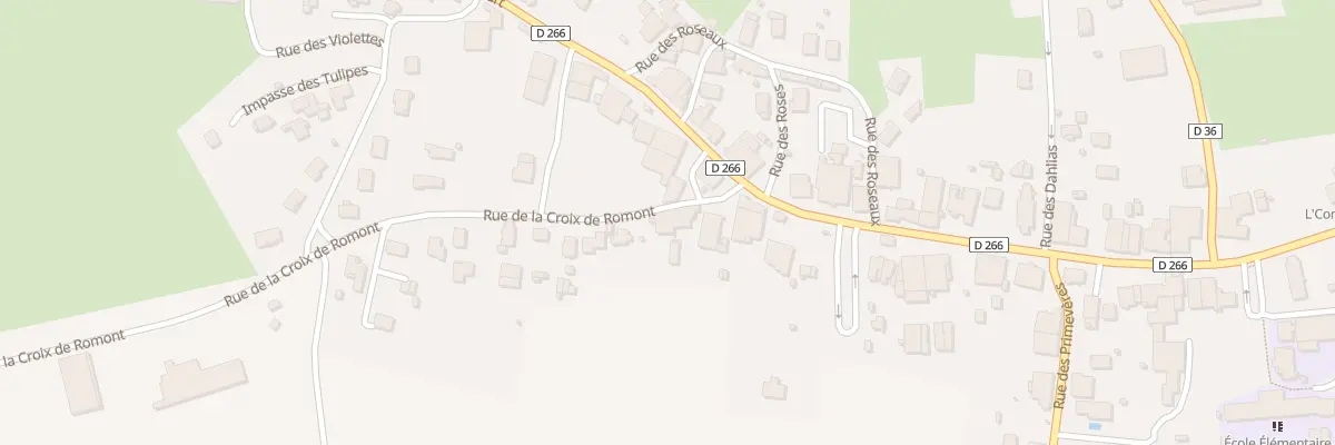 Plan du 35 Rue de la Croix de Romont à Darnieulles