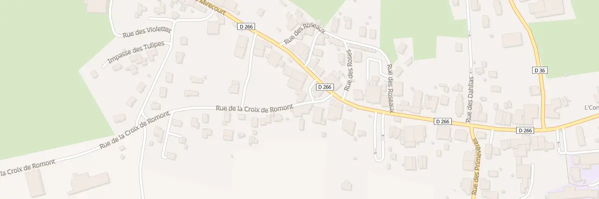 Plan du 28 Rue des Bleuets à Darnieulles