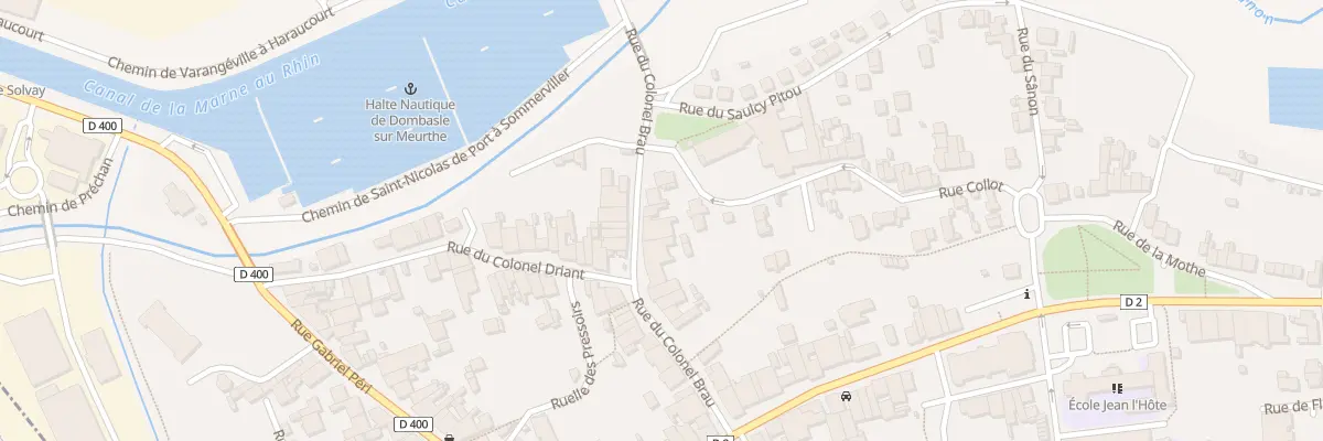 Plan du 3B Rue Colonel Brau à Dombasle-sur-Meurthe