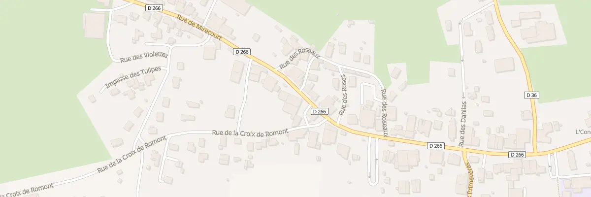 Plan du 2 Rue des Bleuets à Darnieulles