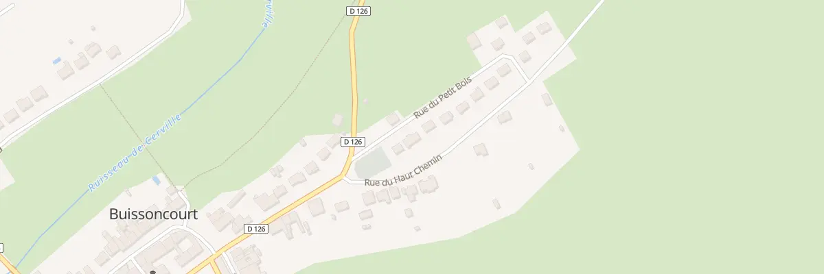 Plan du 4 Rue du Haut Chemin à Buissoncourt