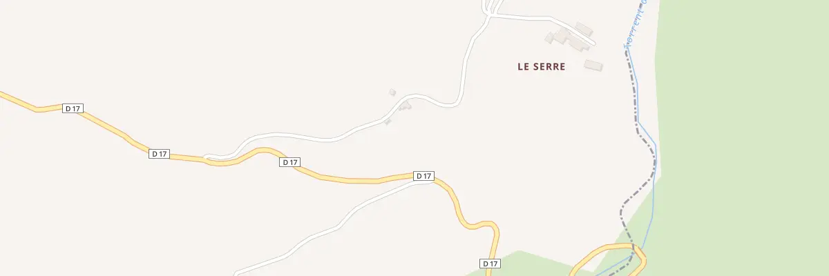 Plan du 7042 Le Serre à La Palud-sur-Verdon