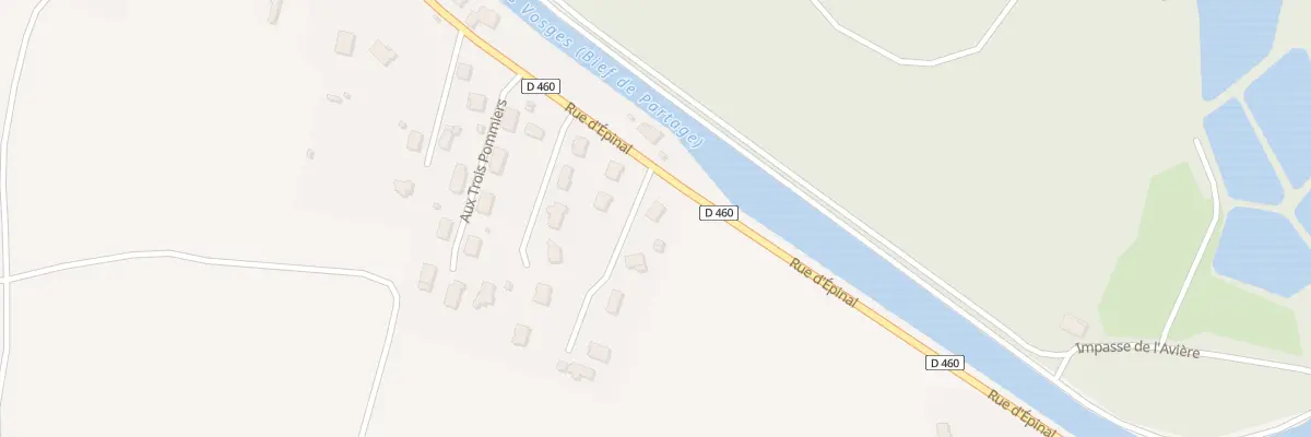 Plan du 1042 Rue d’Épinal à Chaumousey