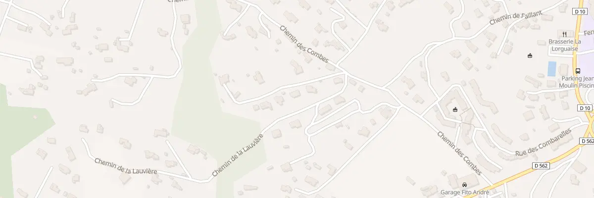 Plan du 337 Che des Combes à Lorgues