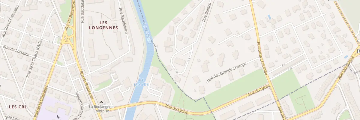 Plan du 46 Rue Buraco à Doubs