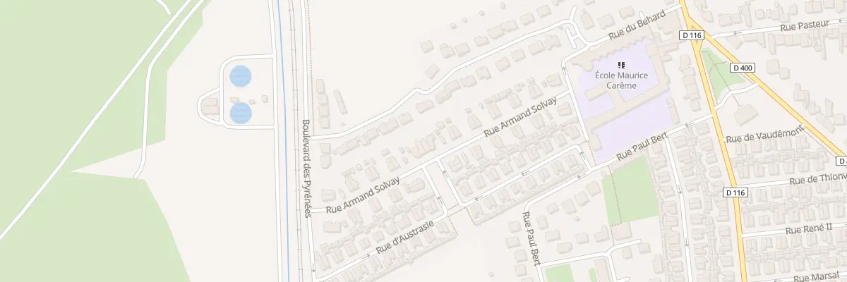 Plan du 28 Rue Armand Solvay à Dombasle-sur-Meurthe