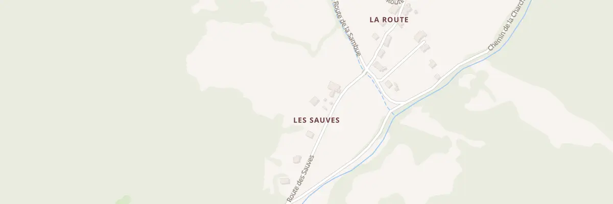 Plan du 7091 Les Sauves à Verdaches