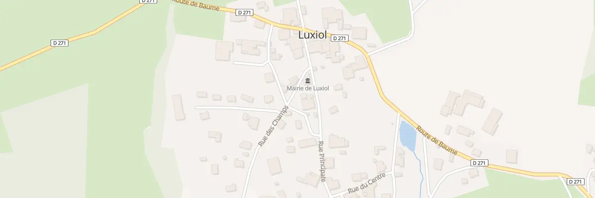 Plan du 3 Pl de la Mairie à Luxiol