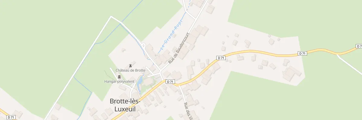 Plan du 31 Rue de Baudoncourt à Brotte-lès-Luxeuil