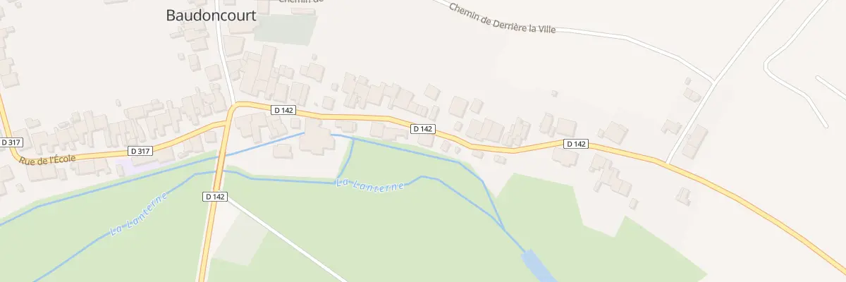 Plan du 12 Rue de la Chapelle à Baudoncourt