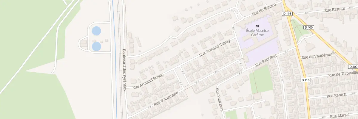 Plan du 26 Rue Armand Solvay à Dombasle-sur-Meurthe