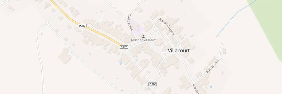 Plan du 7 Rue de l’Eglise à Villacourt