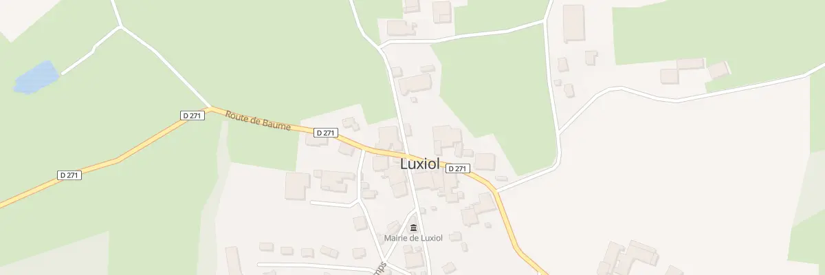 Plan du 2 Rte de Verne à Luxiol