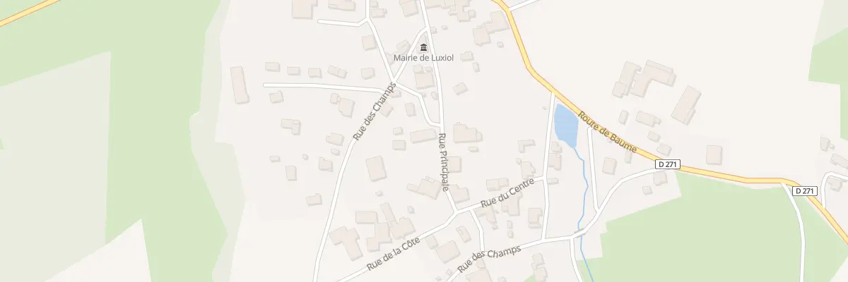 Plan du 8 Rue Principale à Luxiol