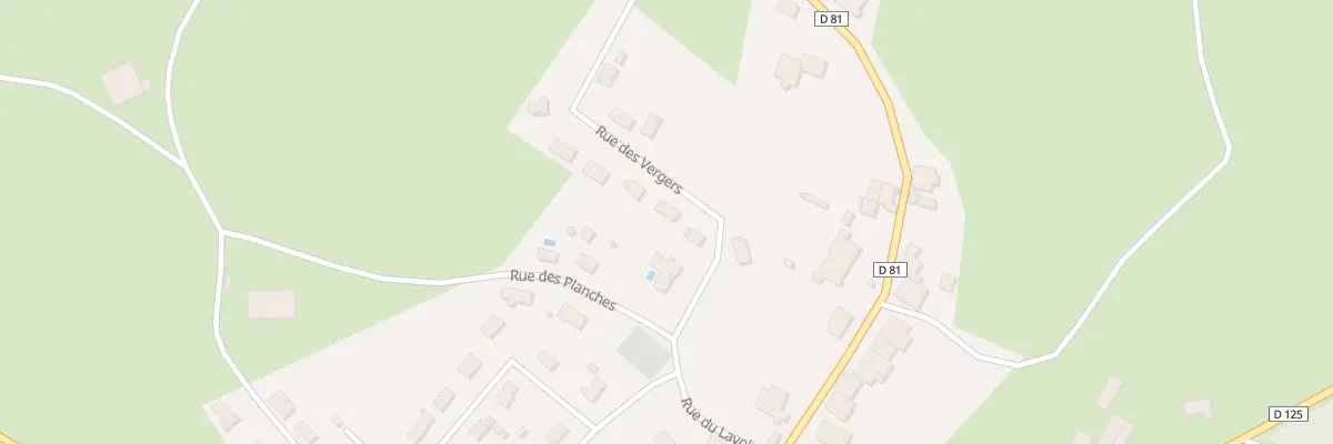 Plan du 13 Rue des Vergers à Autrey-lès-Cerre