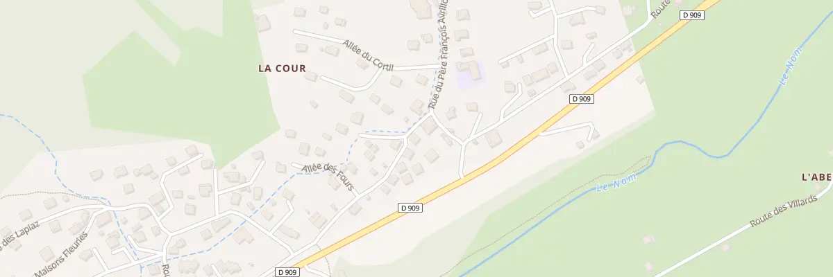 Plan du 14 Rte de la Charrette à Thônes