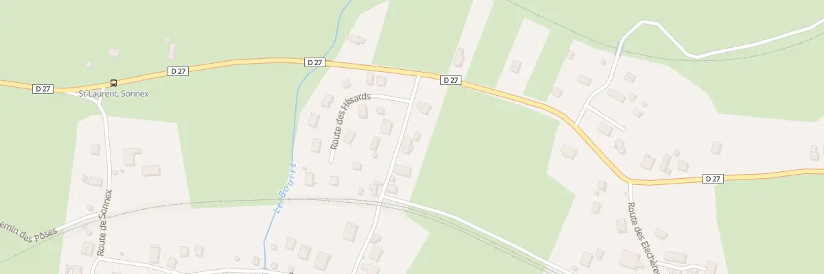 Plan du 95 Rte des Hésards à Saint-Laurent