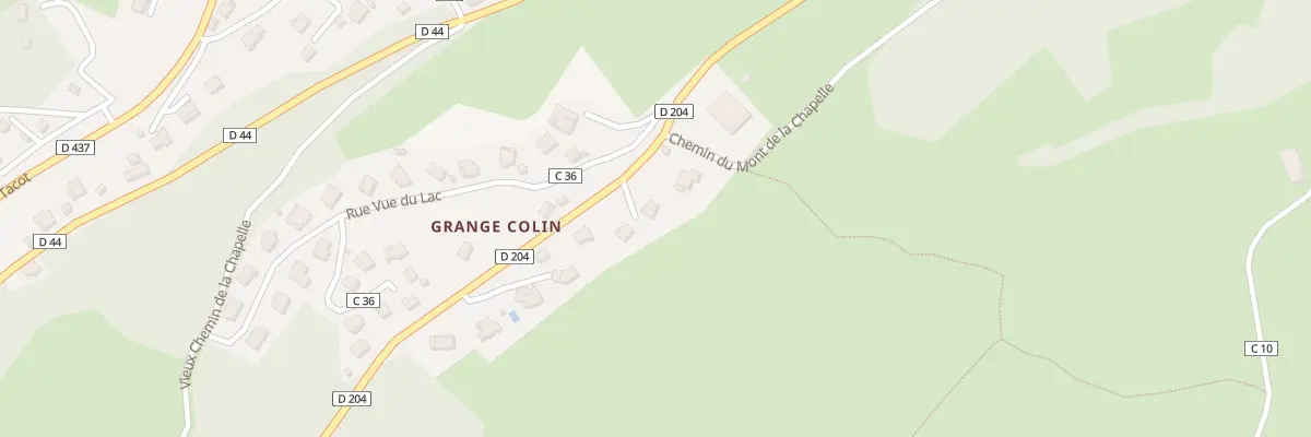 Plan du 17 Rue de la Grange Colin à Montperreux