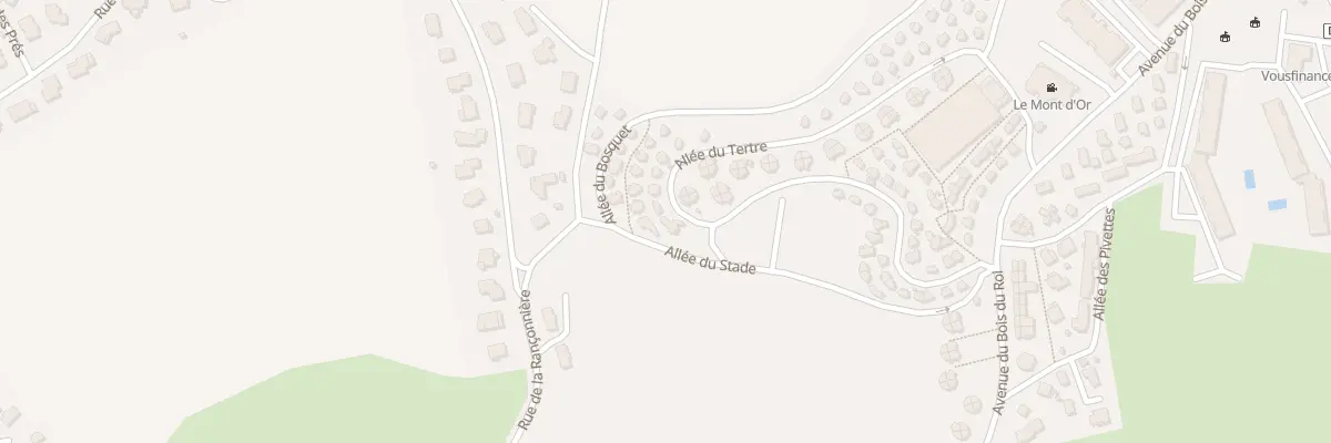 Plan du 3B All du Tertre à Métabief