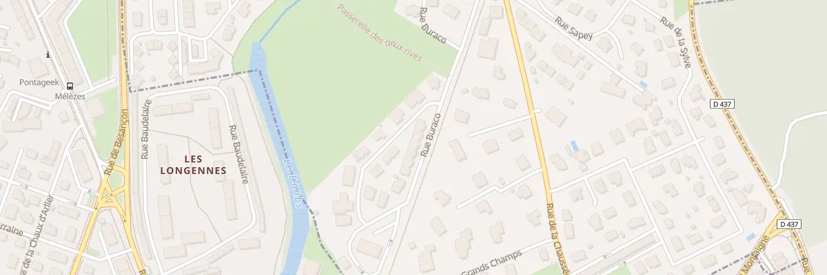 Plan du 47 Rue Buraco à Doubs