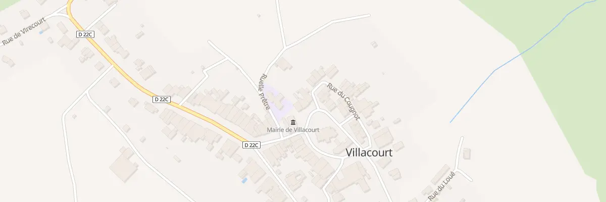 Plan du 4 Pl de la Mairie à Villacourt