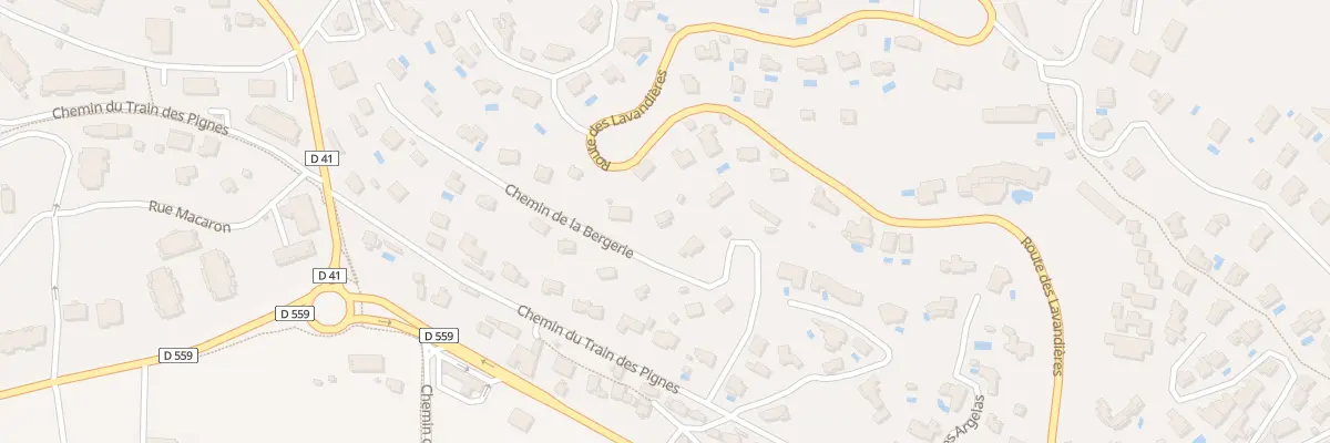 Plan du 256 Che de la Bergerie à Bormes-les-Mimosas