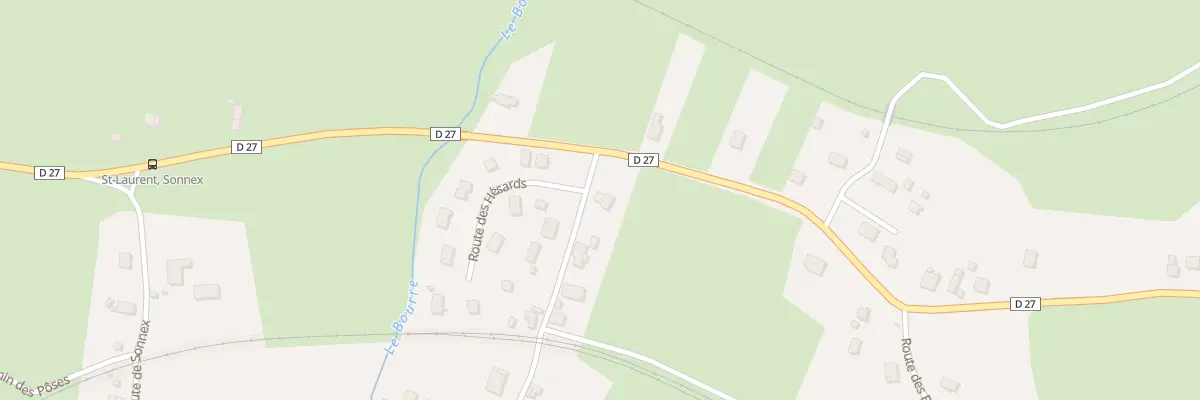 Plan du 27 Rte des Hésards à Saint-Laurent