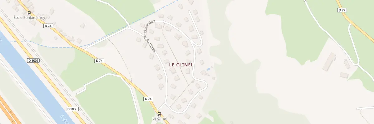 Plan du 573 Lot du Clinel - Pontamafrey à La Tour-en-Maurienne
