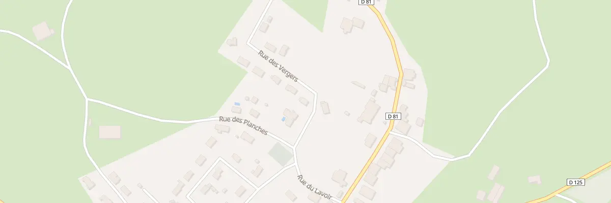Plan du 11 Rue des Vergers à Autrey-lès-Cerre