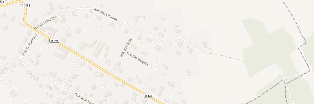 Plan du 20 Rue des Champs à Aillevillers-et-Lyaumont