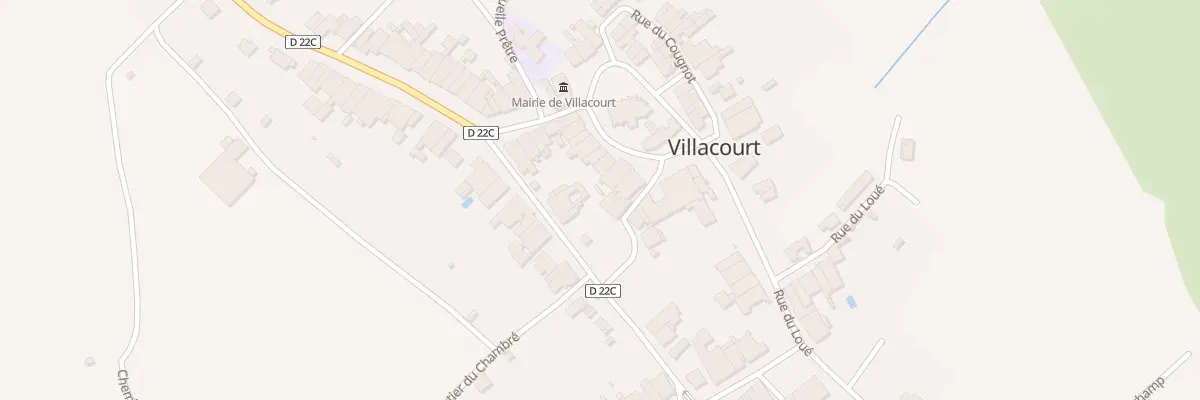 Plan du 12 Rue de l’Eglise à Villacourt