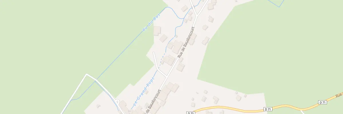 Plan du 36 Rue de Baudoncourt à Brotte-lès-Luxeuil