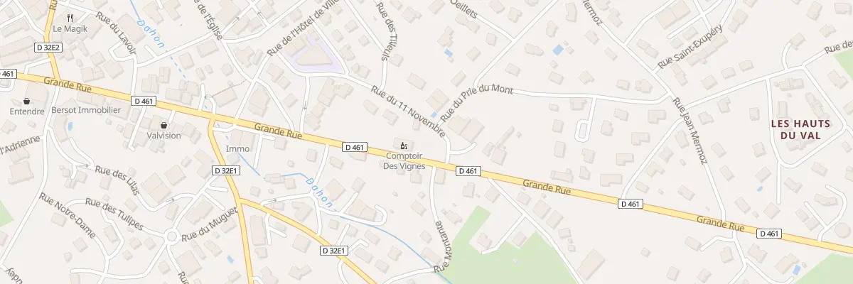 Plan du 57B Grande Rue à Valdahon