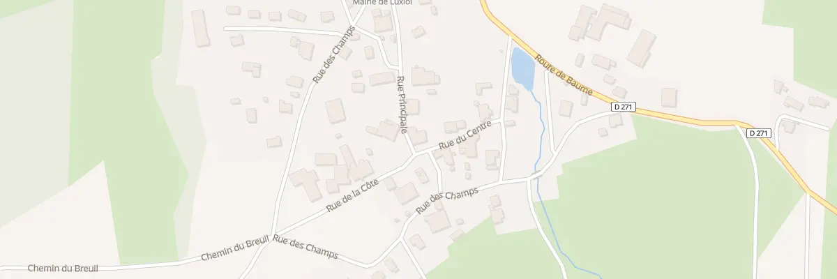 Plan du 7 Rue Principale à Luxiol