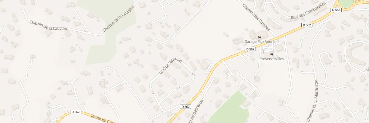 Plan du 520J Rte de Carcès à Lorgues