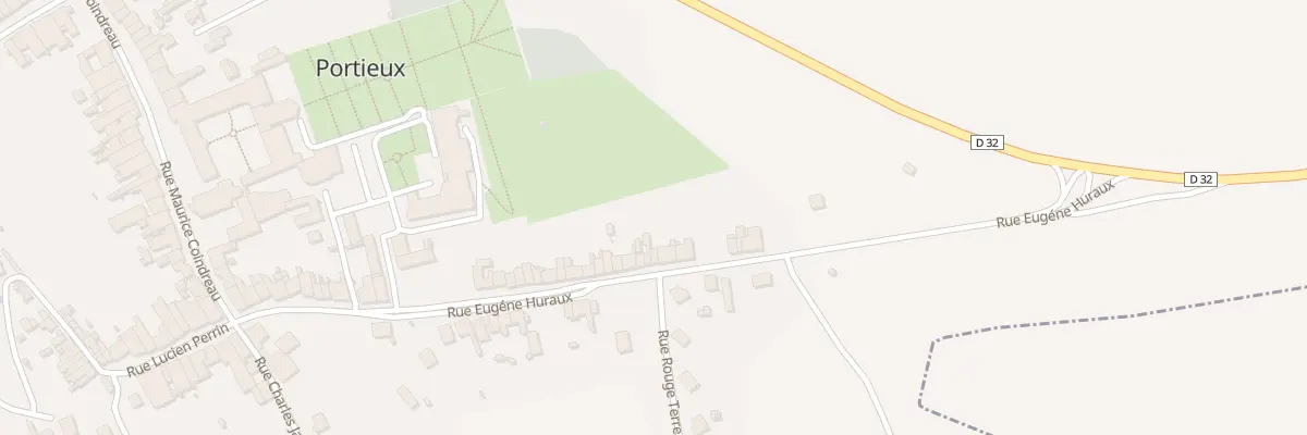 Plan du 57 Rue Eugéne Huraux à Portieux