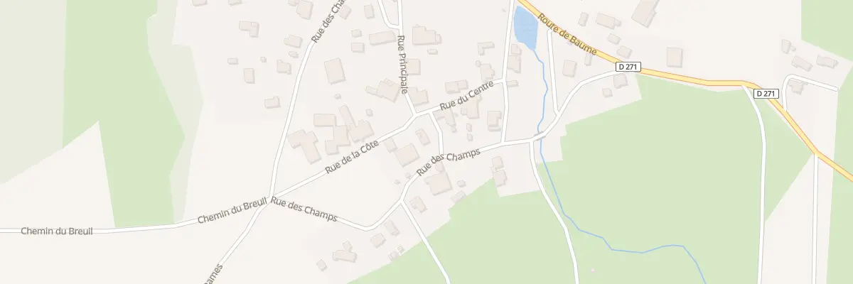 Plan du 12 Rue Principale à Luxiol