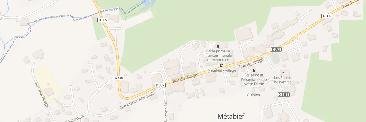 Plan du 24 Rue du Village à Métabief