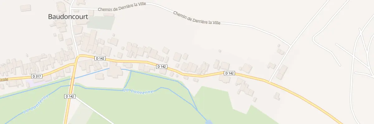 Plan du 31 Rue de la Chapelle à Baudoncourt