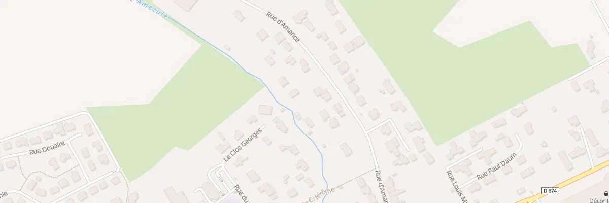Plan du 39 Rue d’Amance à Champenoux