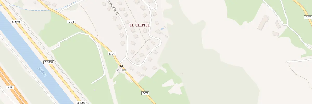 Plan du 710 Lot du Clinel - Pontamafrey à La Tour-en-Maurienne