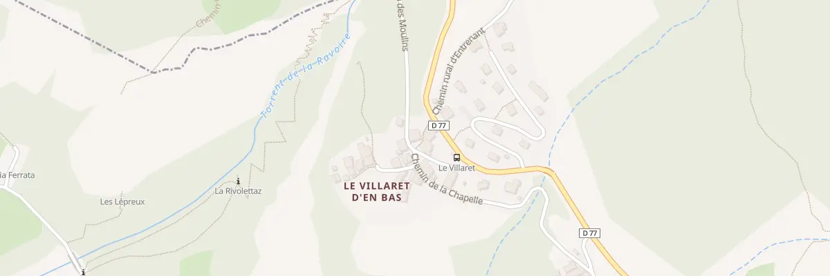 Plan du 94 Che des Moulins à La Tour-en-Maurienne