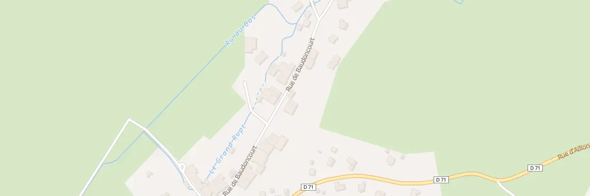 Plan du 38 Rue de Baudoncourt à Brotte-lès-Luxeuil